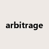 arbitrage是什么意思