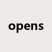 opens是什么意思