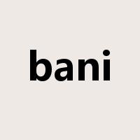 bani是什么意思