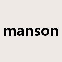 manson是什么意思