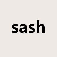 sash是什么意思