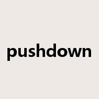 pushdown是什么意思