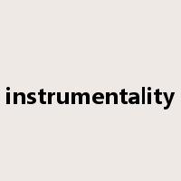 instrumentality是什么意思