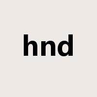 hnd是什么意思