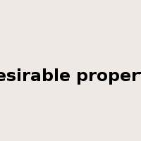 desirable property是什么意思