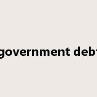 government debt是什么意思