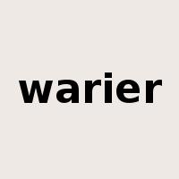 warier是什么意思