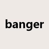banger是什么意思