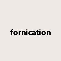 fornication是什么意思