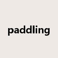 paddling是什么意思