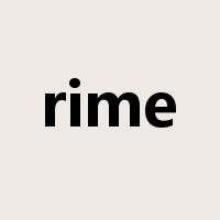 rime是什么意思