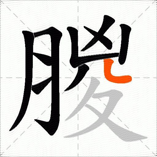 朡