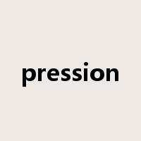 pression是什么意思