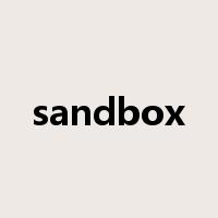 sandbox是什么意思