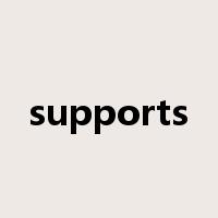 supports是什么意思