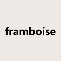 framboise是什么意思