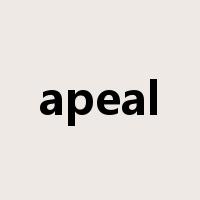 apeal是什么意思