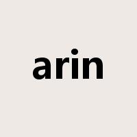 arin是什么意思