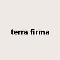 terra firma是什么意思