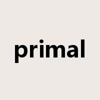 primal是什么意思