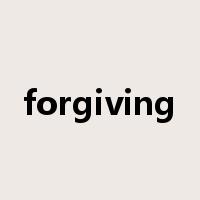 forgiving是什么意思