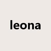 leona是什么意思