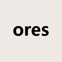 ores是什么意思