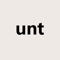 unt是什么意思