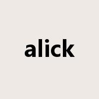 alick是什么意思
