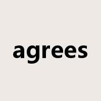 agrees是什么意思