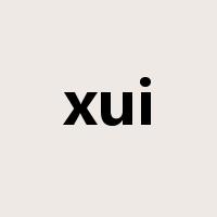 xui是什么意思