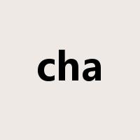 cha是什么意思