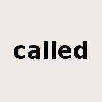 called是什么意思
