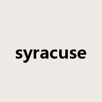 syracuse是什么意思