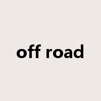 off road是什么意思
