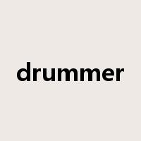 drummer是什么意思
