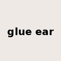 glue ear是什么意思