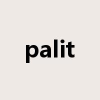 palit是什么意思