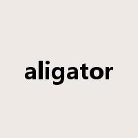aligator是什么意思