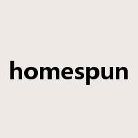 homespun是什么意思