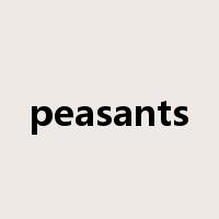 peasants是什么意思