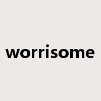 worrisome是什么意思