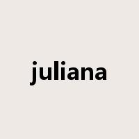 juliana是什么意思