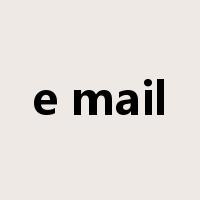 e mail是什么意思