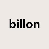 billon是什么意思
