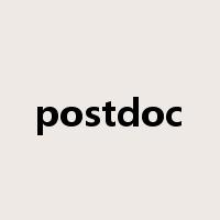 postdoc是什么意思
