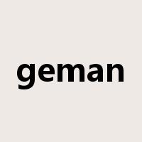 geman是什么意思