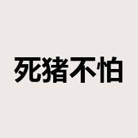 死猪不怕开水烫是什么意思