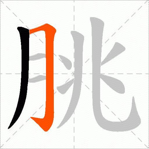 朓