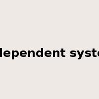 independent system是什么意思